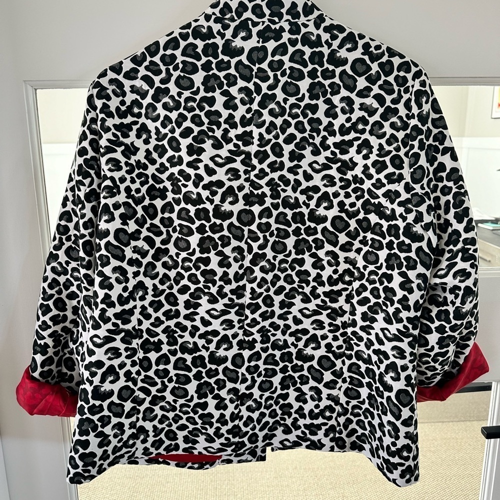 Erin Animal Print Jacket Size Large - Picture 3 of 9